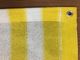 Kuning Dan Putih Anti UV Balcony Naungan Bersih, Hdpe Raschel Rajutan Netting